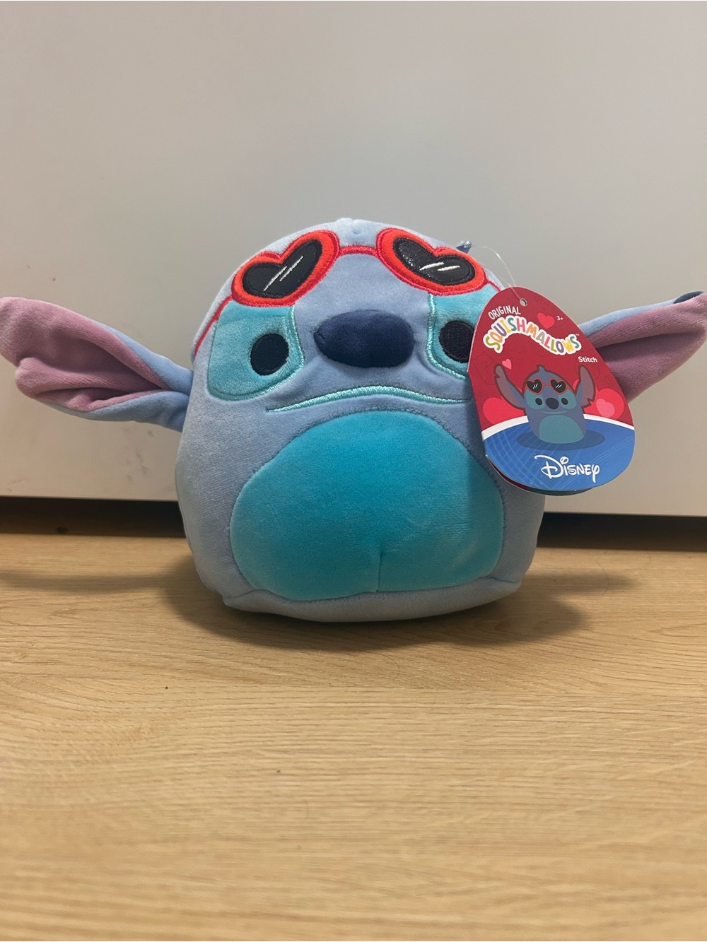 Disney Stitch Plush in Blue with Teal and Purple Accents